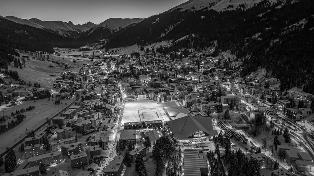 A Promenade venue in Davos during the Annual Meeting week.